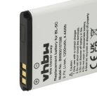 VHBW GPS Empfängerakku Garmin 010-11935-00 - 1200 mAh 3,7 V Li-Ion