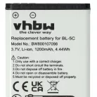 VHBW Vezetékes telefon akku Fritz!Fon FRA051 - 1200 mAh 3,7 V Li-Ion