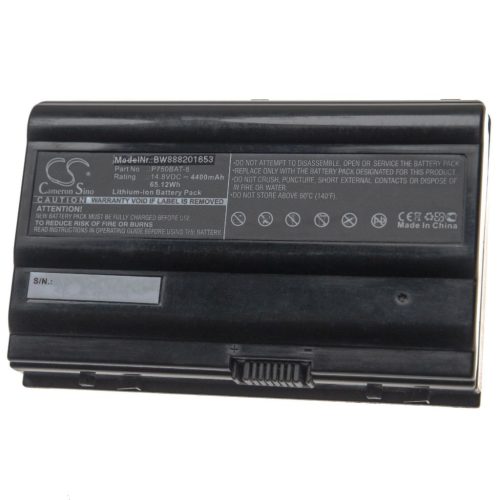 VHBW Notebook akkumulátor  6-87-P750S-4272, 6-87-P750S-4U73, 4ICR18/65-2 - 4400 mAh 14,8 V Li-Ion, fekete