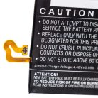 VHBW Mobile Phone Battery for LG EAC64518901, BL-T43 - 3450 mAh 3.85 V Li-Polymer