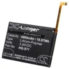 VHBW Mobile Phone Battery Samsung GH81-18734A, HQ-S71 - 4900 mAh 3.85 V Li-Polymer