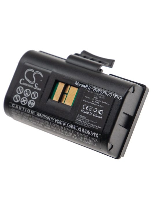 Akkumulátor  Intermec 318-030-001, 318-030-003, AB27 nyomtatóhoz - 3400 mAh 7,4 V Li-Ion