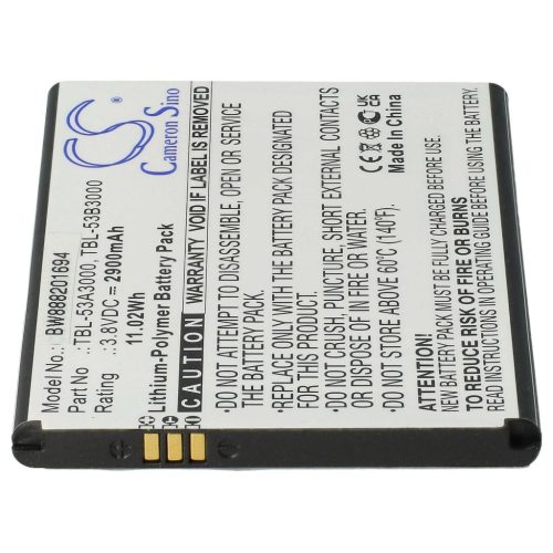 VHBW TP-Link TBL-53A3000, TBL-53B3000 Mobile Router Battery - 2900 mAh, 3.8 V, Li-Polymer