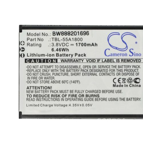 VHBW TP-Link TBL-55A1800 Mobile Router Battery – 1700 mAh 3.8 V Li-Ion