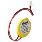 VHBW Computer BIOS Battery for CR2025, 02K6502, 02K6489, 02K6486 - 200 mAh 3 V Li-Mn