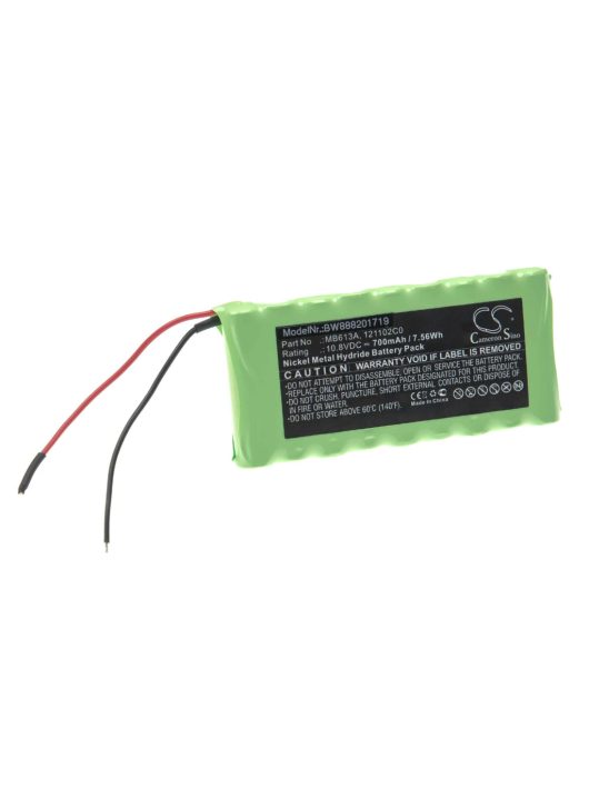 Maquet MB613A, 121102C0 Akkumulátor – 700 mAh 10,8 V NiMH