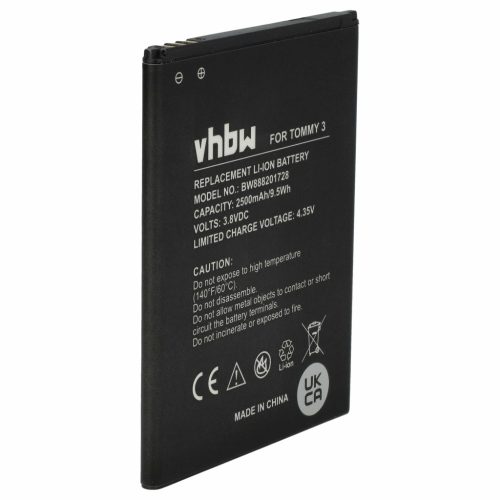 VHBW Mobiltelefon Akku Wiko 2610 - 2500 mAh 3,8 V Li-Ion