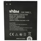 VHBW Mobiltelefon Akku Wiko 2610 - 2500 mAh 3,8 V Li-Ion