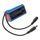 VHBW Fahrradlampe Akku für XML T6 LED - 5200 mAh 7,4 V Li-Ion