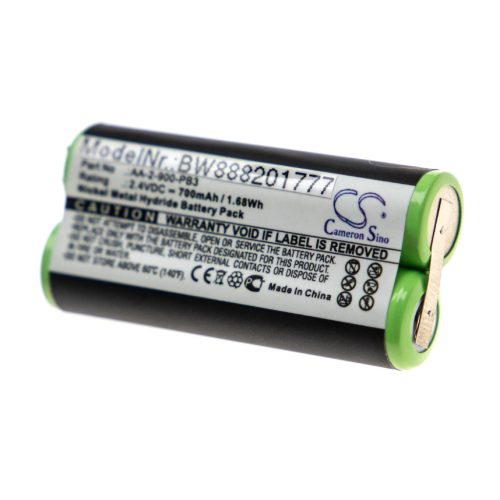 VHBW Arctisztító kefe akkumulátor AA-2-900-PB3 - 700 mAh 2,4 V NiMH