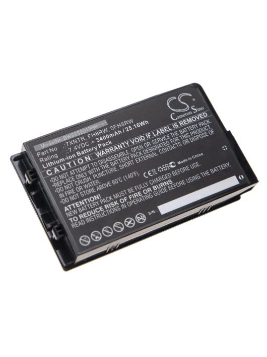 Akkumulátor a táblagéphez Dell J82G5, FH8RW, J7HTX, 451-BCDH, 7XNTR, 0FH8RW - 3400 mAh 7,4 V Li-Ion