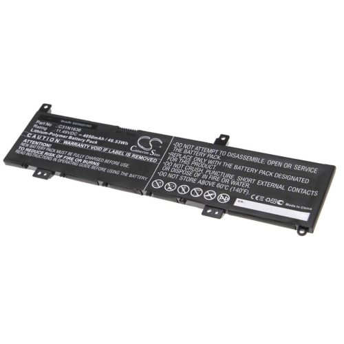 Notebook akkumulátor  Asus 0B200-02580100, 0B200-02580000 - 4050 mAh 11,49 V Li-polymer
