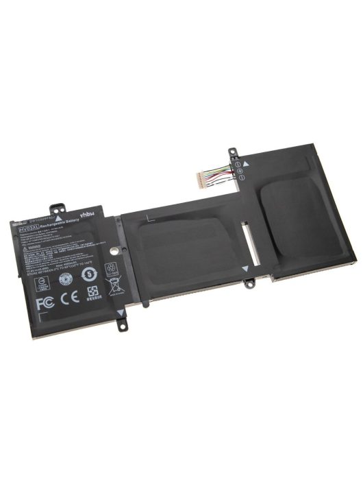 Notebook akkumulátor  HP 817184-005, HV03, 818418-421, HSTNN-LB7B - 4000 mAh 11,4 V Li-Ion, fekete