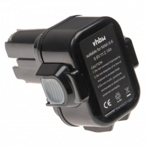 VHBW Elektromos kéziszerszámgép akkumulátor Makita 192638-6, 192596-6, 192697-A, 192595-8 - 2100 mAh, 9,6 V, NiMH