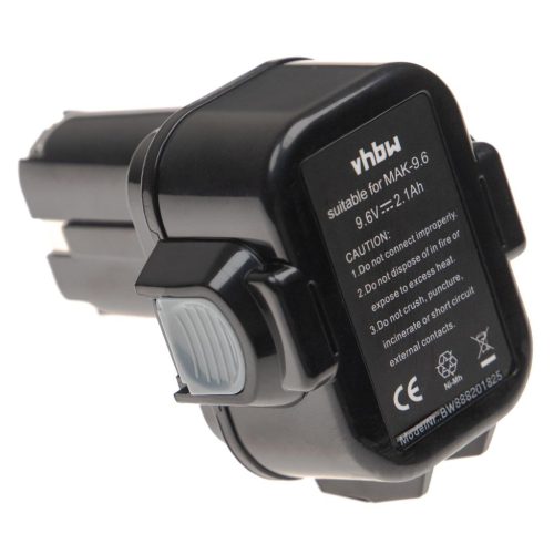VHBW Elektromos kéziszerszámgép akkumulátor Makita 192638-6, 192596-6, 192697-A, 192595-8 - 2100 mAh, 9,6 V, NiMH