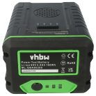 VHBW Lawn Mower Battery Greenworks 2901307, 2901302, 2902407, 2901207 - 2000 mAh 80 V Li-Ion, black