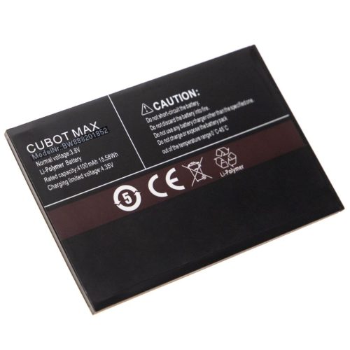 VHBW Mobile Phone Battery for Cubot Max, Umax - 4100 mAh 3.8 V Li-Polymer - Smartphone Battery