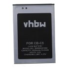 VHBW Mobiltelefon akkumulátor Cubot C5-höz - 2800 mAh 3,8 V Li-Ion - Okostelefon akkumulátor