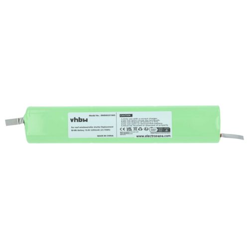 VHBW Roller Shutter Battery Velux 946933, 946987, 946930 - 2200 mAh 10.8 V NiMH