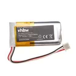   VHBW Sennheiser AHB571935PCT-03, 586477, 573695 - 350 mAh 3.7 V Li-Polymer Stereo Amplifier Battery