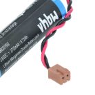 VHBW CNC Controller Battery Toshiba ER6VCT, LS14500-PR-M - 2700 mAh 3.6 V Li-SOCl2