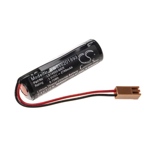 VHBW Ipari Vezérlő Akkumulátor Mitsubishi-hoz - 2700 mAh 3,6 V Li-SOCl2
