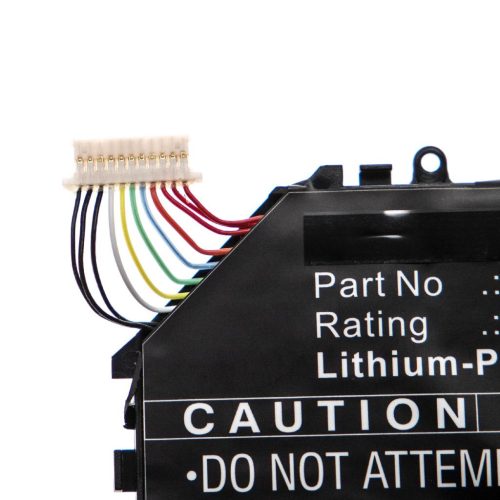 VHBW Notebook akkumulátor  Xiaomi 161201-01, 161201-AA, 161201-AQ - 4800 mAh 7,6 V Li-polimer, fekete