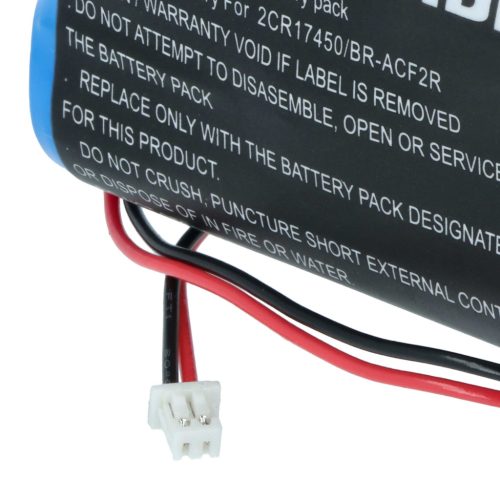 VHBW CNC Controller Battery Panasonic BR-ACF2R - 2000 mAh 6 V Li-MnO2