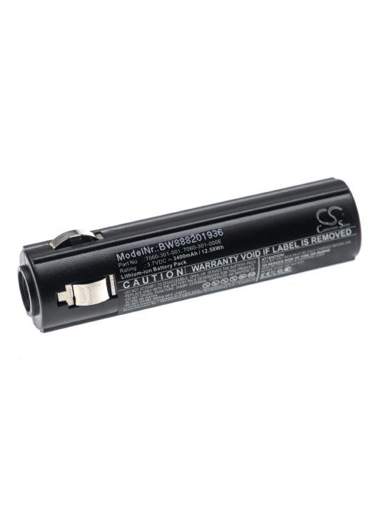 Peli 7060, 7069, 7060-301-000-1, 7060-301-000E, 7060-301-001 Zseblámpa - 3400 mAh 3,7 V Li-Ion Akkumulátor