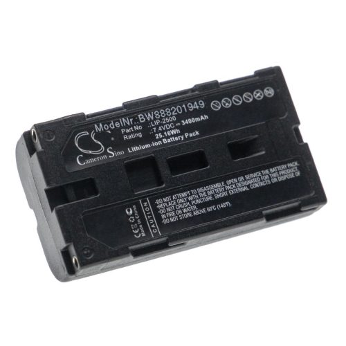 VHBW Akkumulátor  Epson C32C831091, LIP-2500, NP-500, NP-500H nyomtatókhoz - 3400 mAh 7,4 V Li-Ion