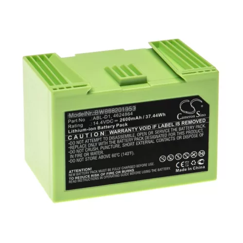 VHBW Akku iRobot ABL-D1, 4624864, ABL-D2 - 2600 mAh, 14,4 V, Li-Ion