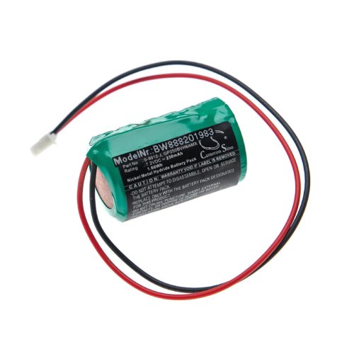 VHBW Alarmanlagen Akku Visonic 0-9912-J, GP250BVH6AMX - 230 mAh 7,2 V NiMH