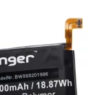 VHBW Mobile Phone Battery for Samsung EB-BG988ABY - 4900 mAh 3.85 V Li-Polymer