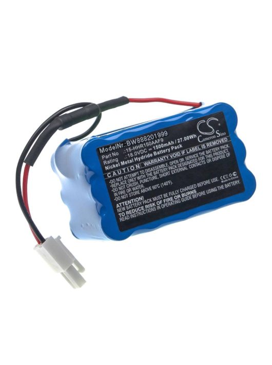 Akkumulátor Philips 15-HHR150AAF9-hez - 1500 mAh, 18V, NiMH