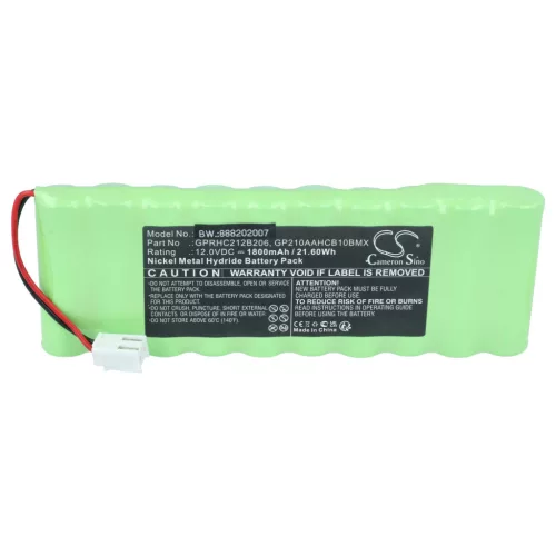 VHBW Gate Opener Battery instead of Ansmann 2412-3011 - 1800 mAh 12 V NiMH