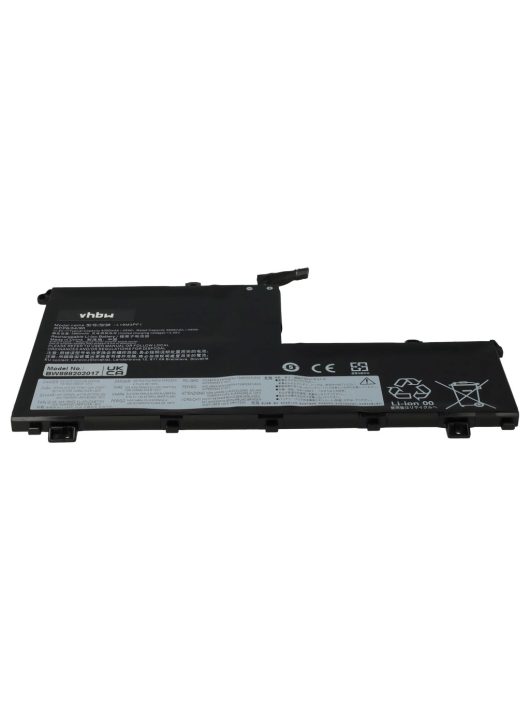 Notebook akkumulátor  Lenovo 5B10T09093, 5B10W67277, 5B10V25239 - 3200 mAh 11,4 V Li-polimerhez