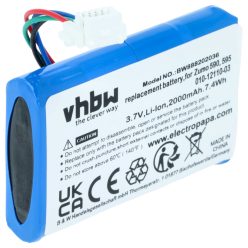   VHBW GPS Akku Garmin 010-12110-003, 361-00077-10, 010-12110-03, 361-00077-00 - 2000 mAh 3,7 V Li-Ion
