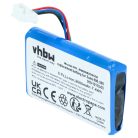 VHBW GPS Akku Garmin 010-12110-003, 361-00077-10, 010-12110-03, 361-00077-00 - 2000 mAh 3,7 V Li-Ion
