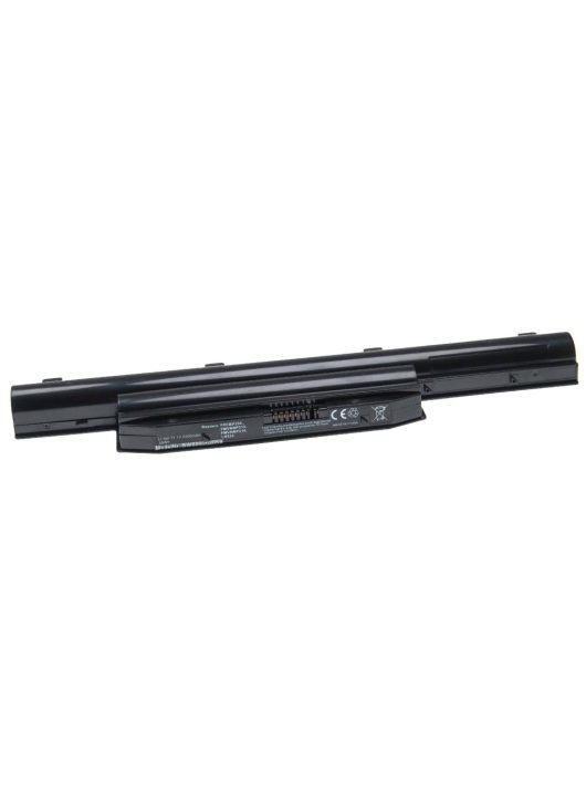 Notebook akkumulátor  Fujitsu FMVNBP215, FMVNBP216, CP568422-01 - 5200 mAh 11,1 V Li-Ion, fekete