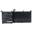 VHBW Notebook akkumulátor  Asus 0B200-01250200, C41N1524 - 3950 mAh 15,2 V Li-polimer, fekete