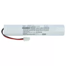 VHBW Notbeleuchtung Akku Schneider 329056000, TD110332 - 4000 mAh 3,6 V NiCd