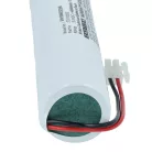 VHBW Notbeleuchtung Akku Schneider 329056000, TD110332 - 4000 mAh 3,6 V NiCd