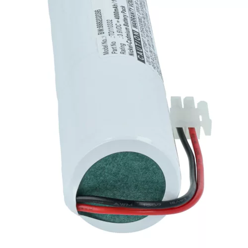 VHBW Notbeleuchtung Akku Schneider 329056000, TD110332 - 4000 mAh 3,6 V NiCd