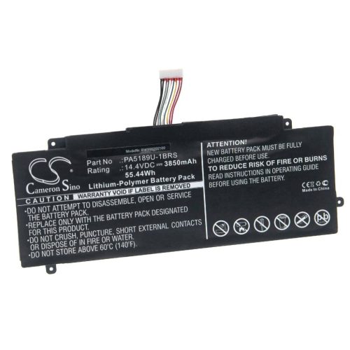 Notebook akkumulátor Toshiba PA5189U-1BRS, P000602690 - 3850 mAh 14,4 V Li-polymer