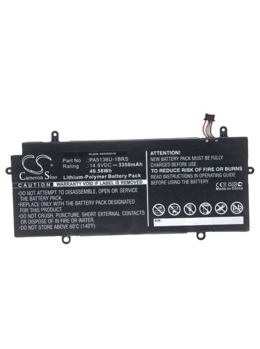 Notebook akkumulátor  Toshiba PA5136U-1BRS-hez - 3350 mAh 14,8 V Li-polimer