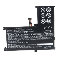   Notebook akkumulátor  Asus 0B200-02010100, B41N1532 - 3100 mAh 15,2 V Li-polymer