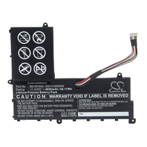 Notebook akkumulátor  Asus 0B200-01690000, B31N1503 - 4050 mAh 11,4 V Li-polymer