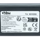 VHBW Fernbedienung Akku M245060, 22.381.2, D00004-02 - 1800 mAh 3,7 V Li-Polymer