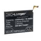 VHBW Mobile Phone Battery for Samsung EB-BN770ABY - 4300 mAh 3.85 V Li-Polymer
