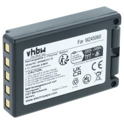   VHBW Remote Control Battery M245060, 22.381.2, D00004-02 - 2400 mAh 3.7 V Li-Ion